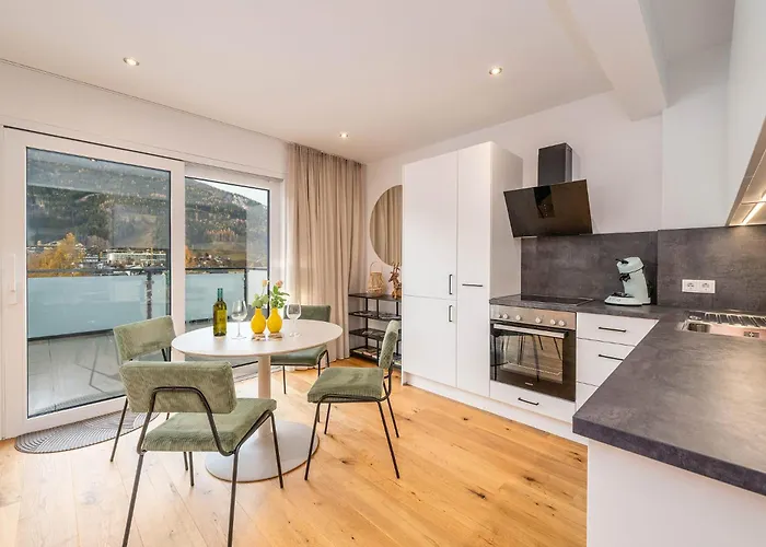 Apartment Drei Berge Blick - Moderne Mit Panorama-terrasse In